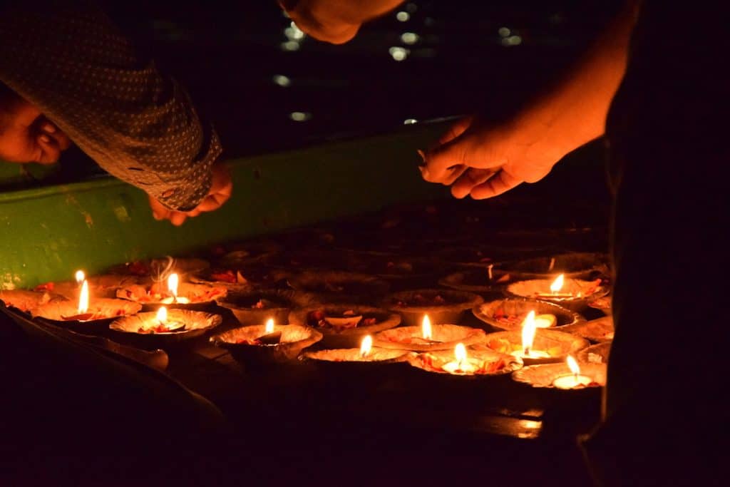 Ganga aarti ceremony Varanasi