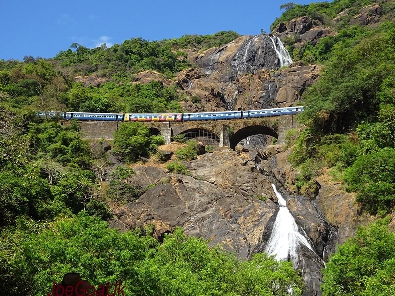 train journeys in goa, india
