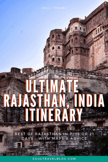 rajasthan trip plan for 7 days